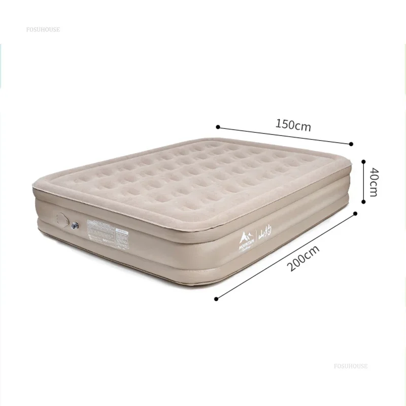 Modern Plastic Folding Beds for Guest Rooms Automatic Inflatable Convenient Beds Personalized Simple Folding Beds for Hospital