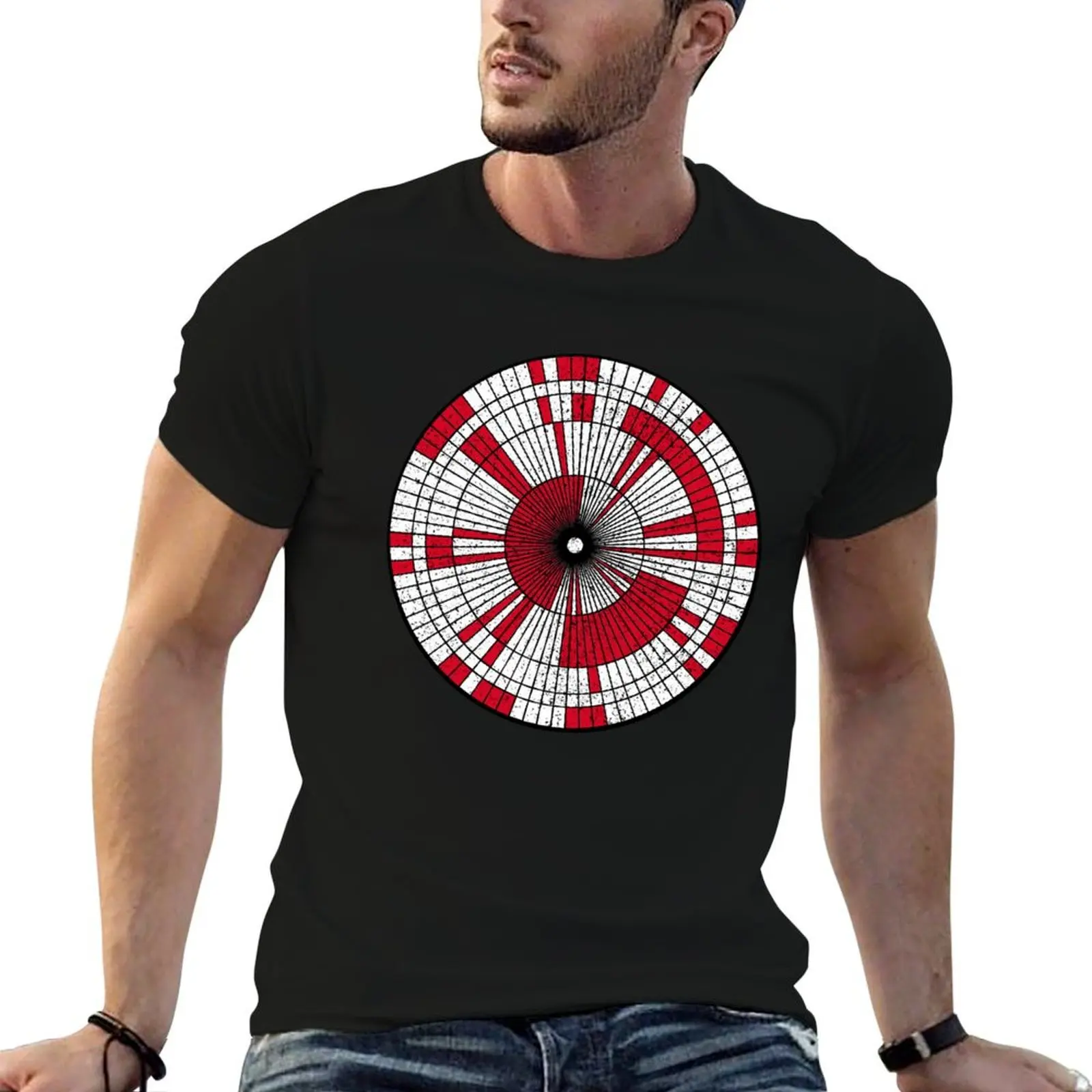 T-shirt à manches courtes avec message codé du parachute Mars 2020 Perseverance (minimal) T-shirt à manches courtes pour la fête de l'indépendance