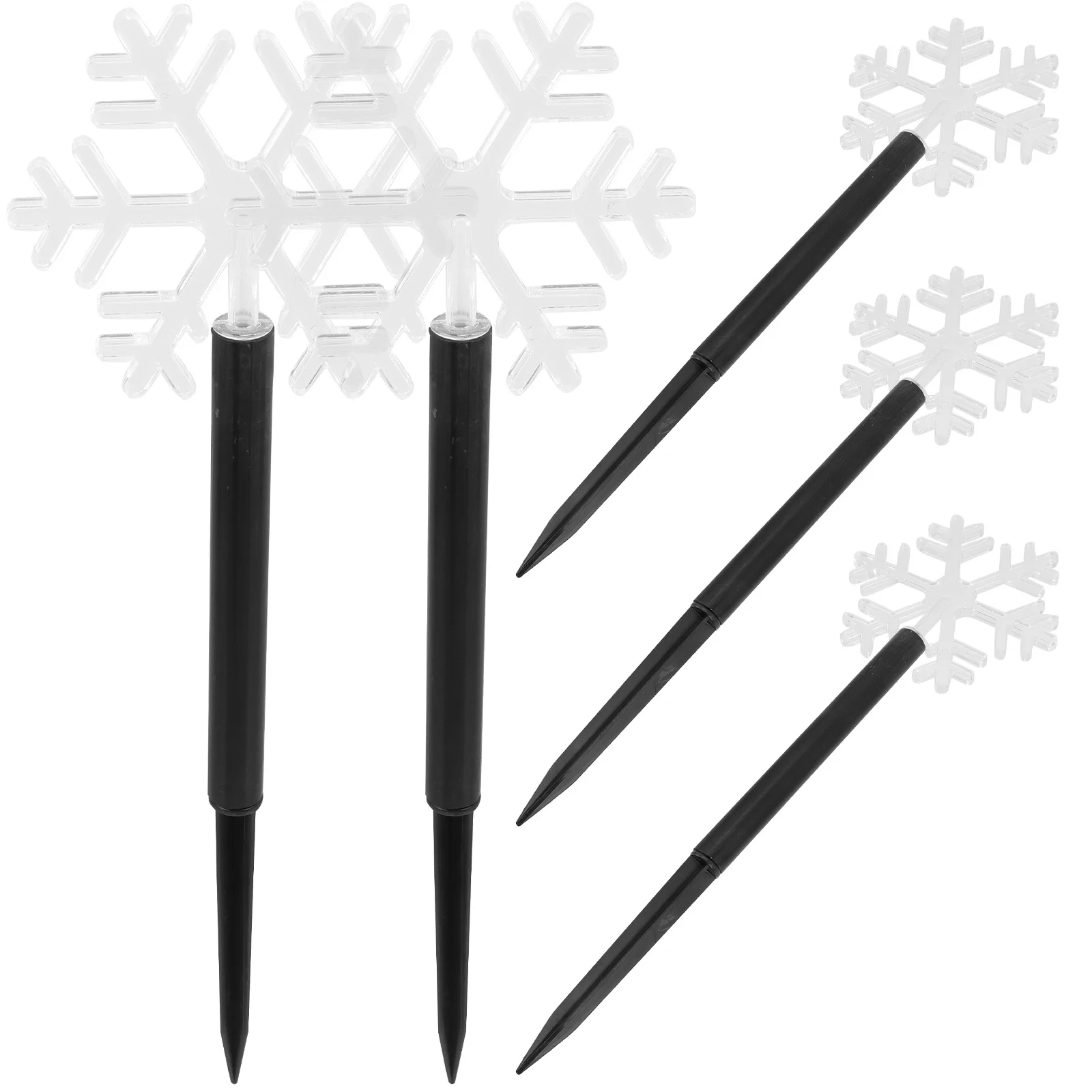 5 قطعة أضواء شجرة عيد الميلاد الشمسية إكسسوارات الإضاءة لحديقة الإضاءة في الهواء الطلق عطلة مصباح الديكورات ديكور الحديقة ضوء عيد الميلاد #5