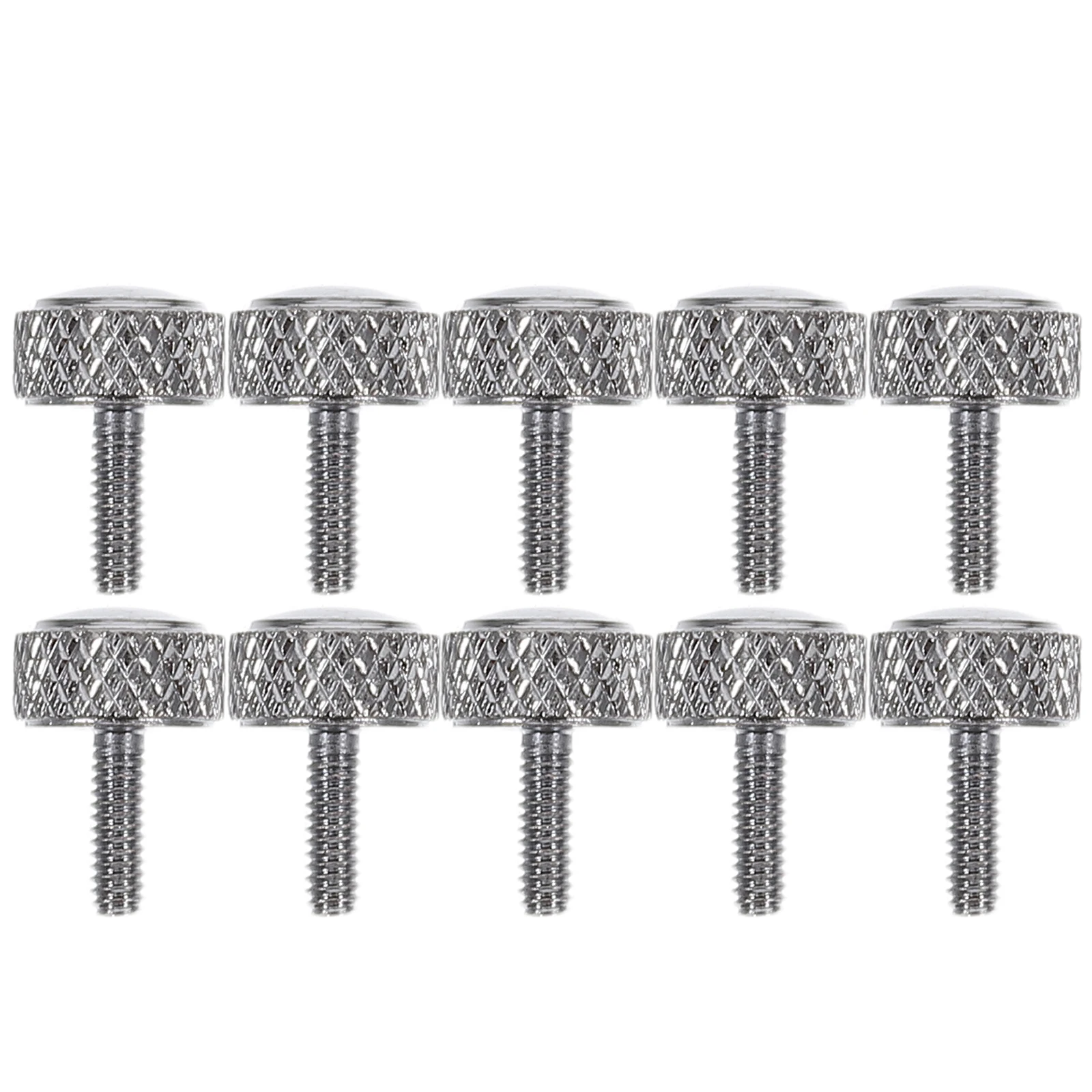 

10pcs Caliper Accessories Flat Head Hardware Silver Color Measurement Tools Knurled Thumb Screws Set Vernier Calipers Bolts