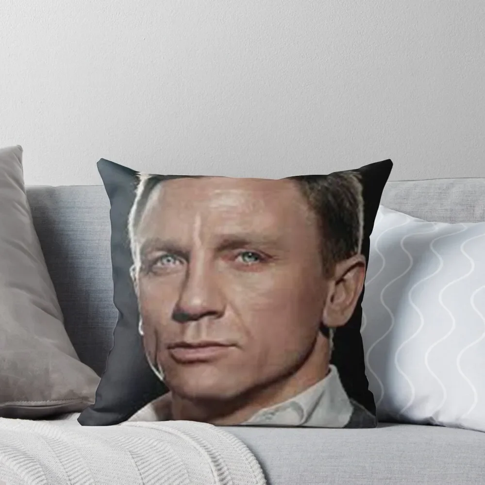 

Daniel Craig - Poster Throw Pillow Custom Cushion Photo ornamental pillows home decor items pillow