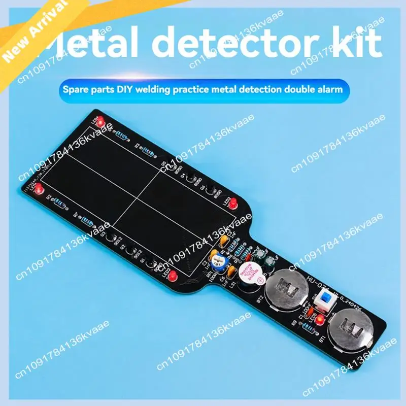 M01K DIY Metal Detector Electronic DIY Kit Simple Metal Locator Loose Parts Set Circuit Board Making Soldering Practice Kit