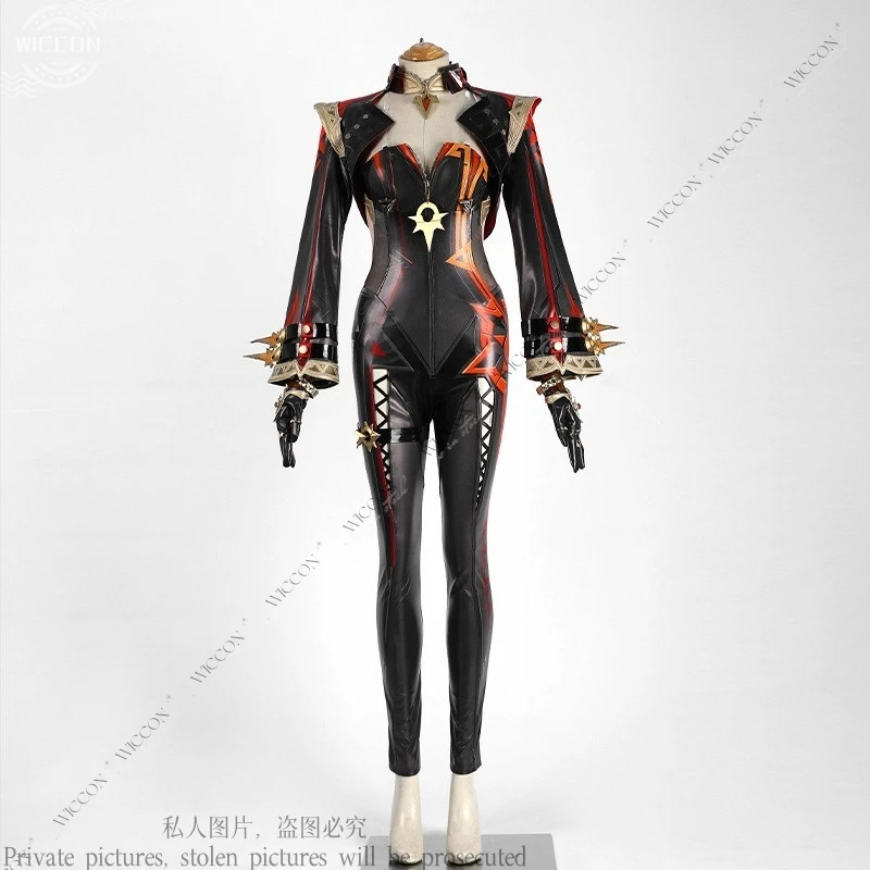 Mavuika Natlan أنيمي زي شعر مستعار الله النار السبعة جينشين تأثير بايرو أرشون البدلة لعبة البدلة مثير حفلة الهالوين مخصصة