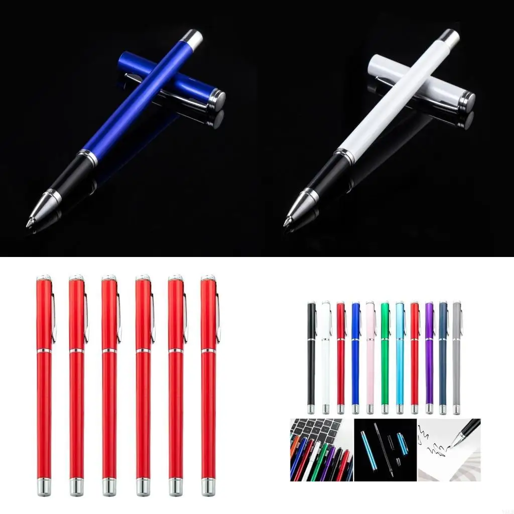 

Y5LB 6Pcs Ballpoint Pen with Pen Clip Business Signing Pen Smooth to Write