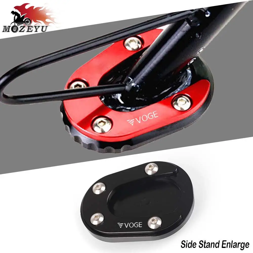 

Motorcycle Kickstand Foot Side Stand Enlarge Extension Pad For Loncin VOGE 250RR 300DS 300AC 300RR 300R 300 DS AC RR R 250 RR