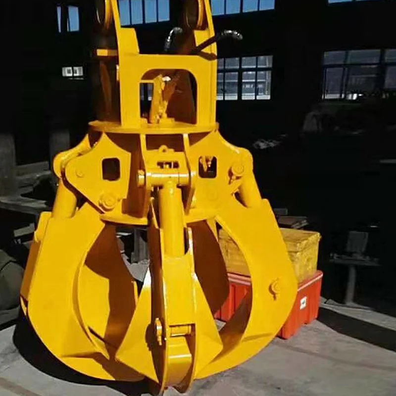 Heavy Duty Hydraulic Lotus Grapple Professional Scrap Metal Handling Solution view 4
