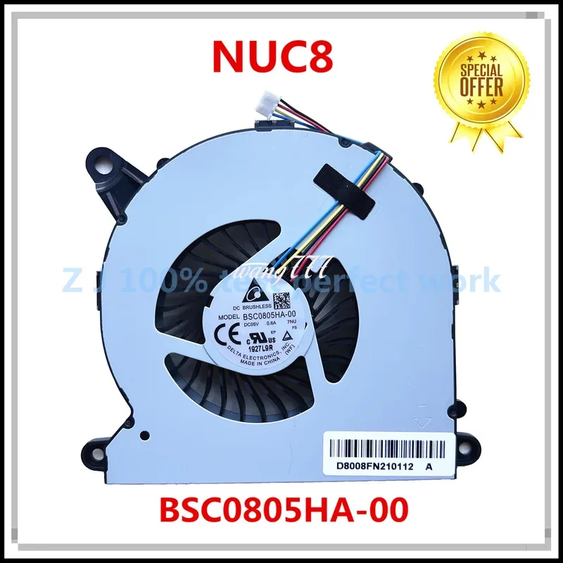 New Laptop/Notebook CPU Cooling Fan For Mini PC Hades Frost Canyon NUC8 NUC8i7BEH NUC10 I3 I5 I7 BSC0805HA-00 DEF NS65B01-19E01