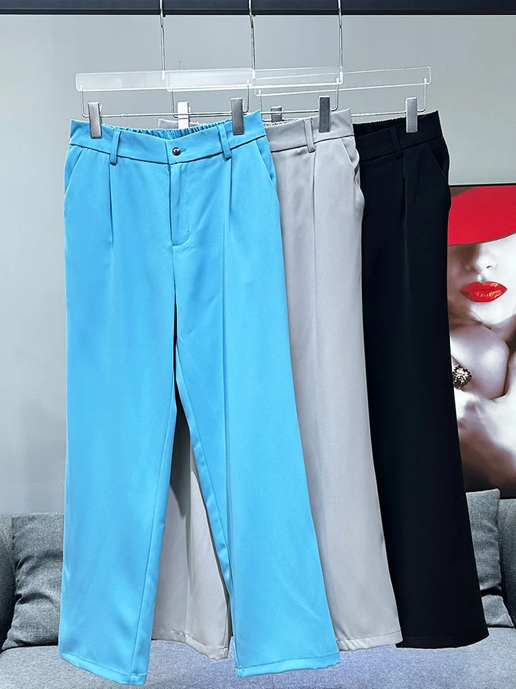 

Fall New Sle Men's Casual Loose Versatile High-End Feeling Straight Leg Pants Korean Version Small ular Faion Haome