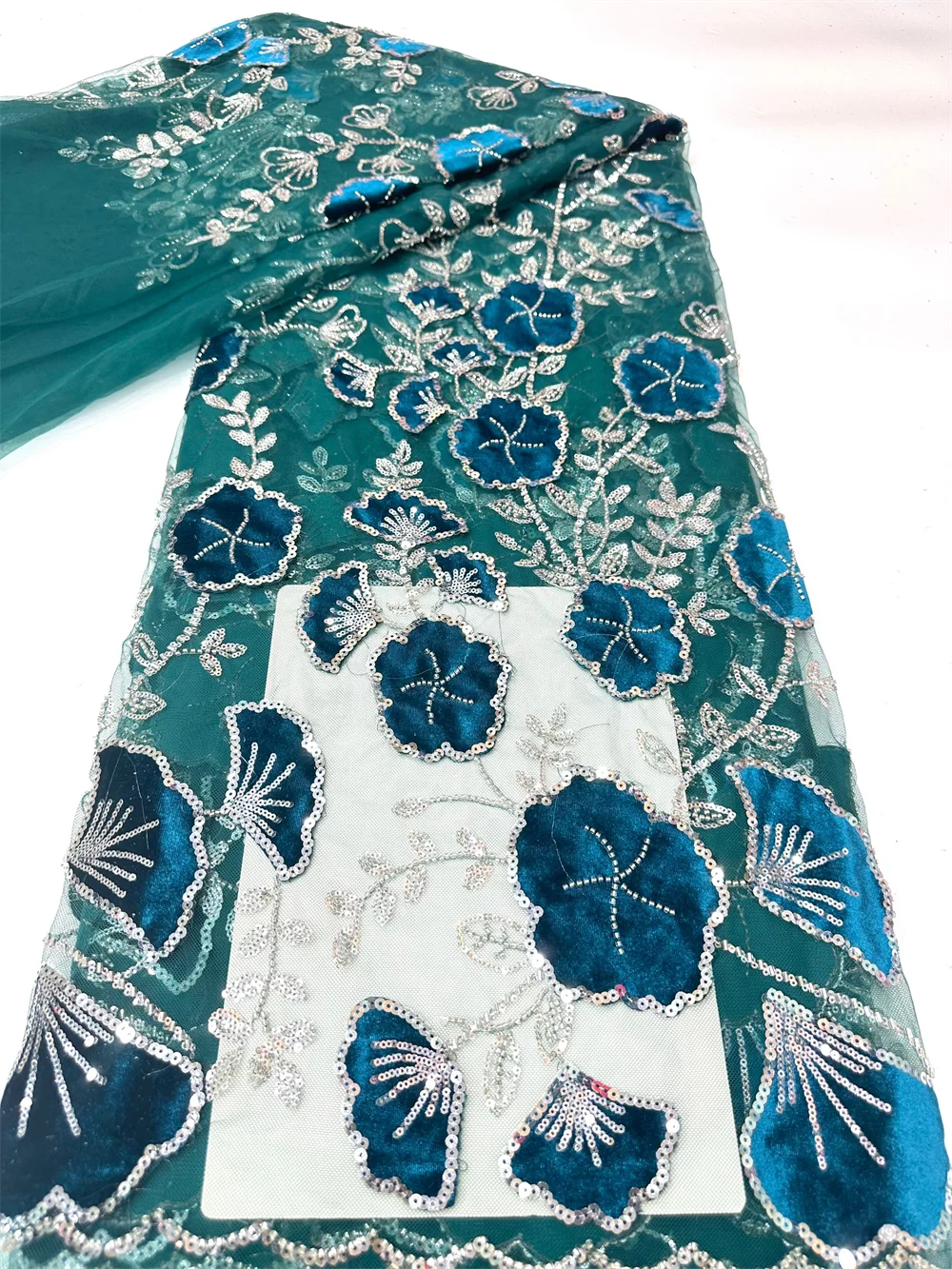 African Velvet Heavy Lace Fabr - Sewing Velvet Fabric 评论和价格