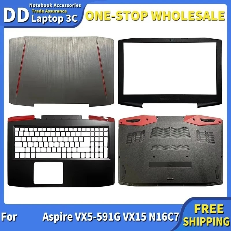 

Laptop Shell For Aspire Shadow Knight 3 VX15 VX5-591G N16C7 LCD Back Top Case/Bezel Cover/Palmrest Upper Case/Bottom Base Cover