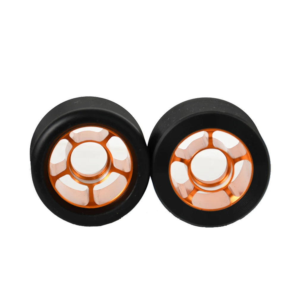 Professional extreme scooter aluminum alloy wheels 8pcs 62*40mm,  elastic wear-resistant PU, wheelchair trolley bicycle