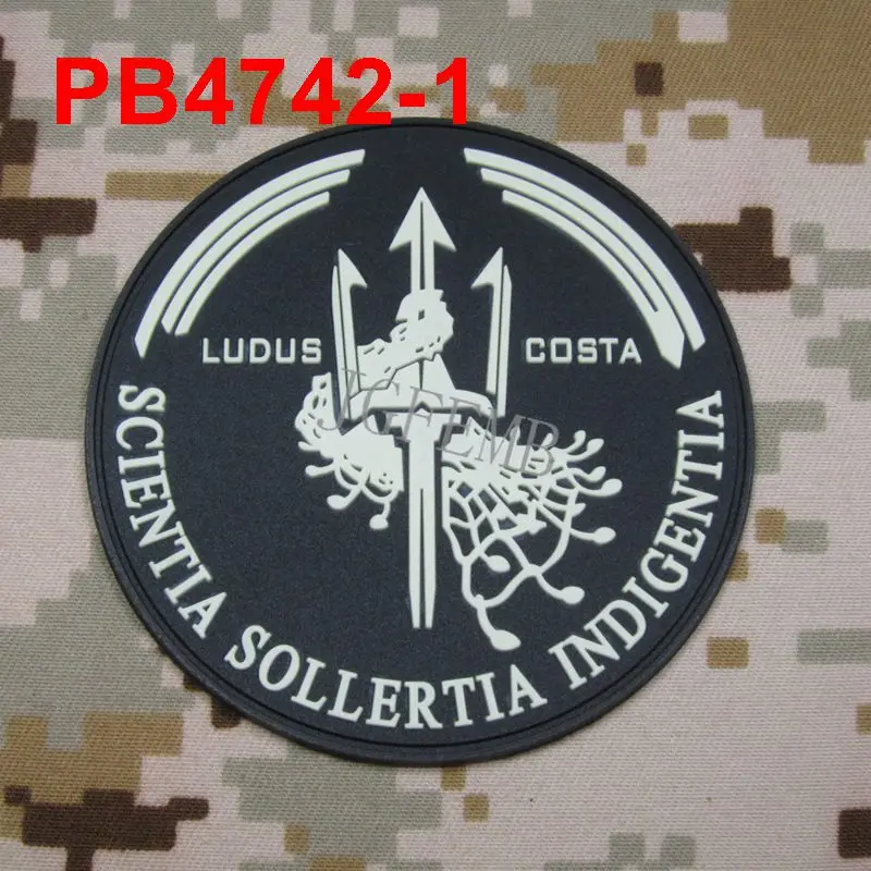 3D PVC Patch, LUDUS, COSTA, SCIENTIA, SOLLERTIA, INDIGENTIA