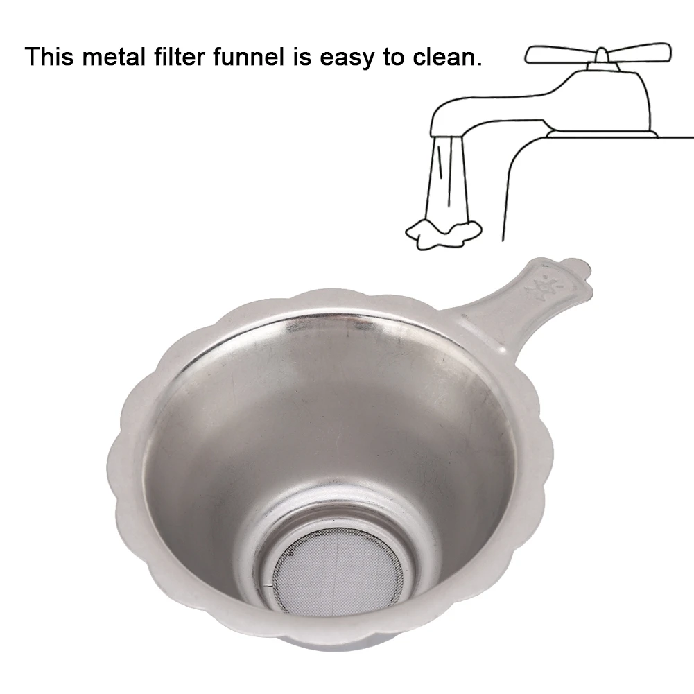 Accessori per stampante 3D Imbuto per filtro in metallo Accessori per stampante 3D Imbuto per filtro in metallo in resina fotosensibile per SLA/DLP (Argento)