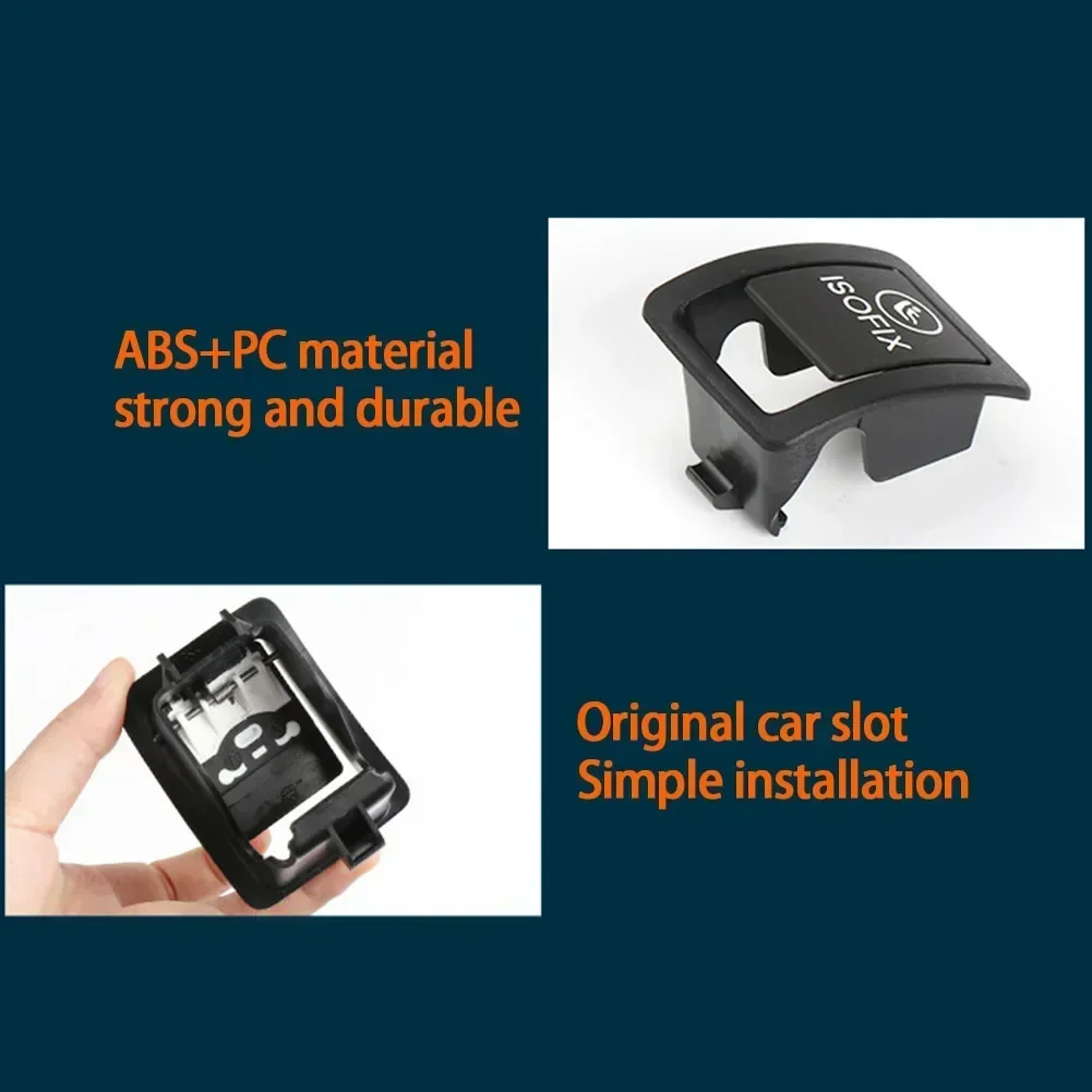 Switch Cover ISOFIX Cover Auto Car Accessories Black Replacements 16.6 G 63 * 48 * 40mm A2059200513 Child Seat Brand New