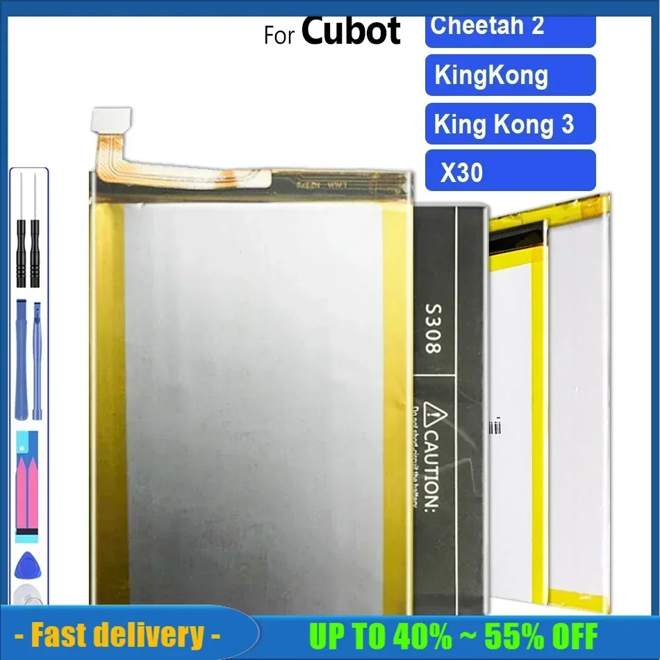 Replacement High Capacity Mobile Phone Battery For Cubot KingKong, King Kong 3 King Kong3 For Cubot Cheetah 2 Cheetah2 X30