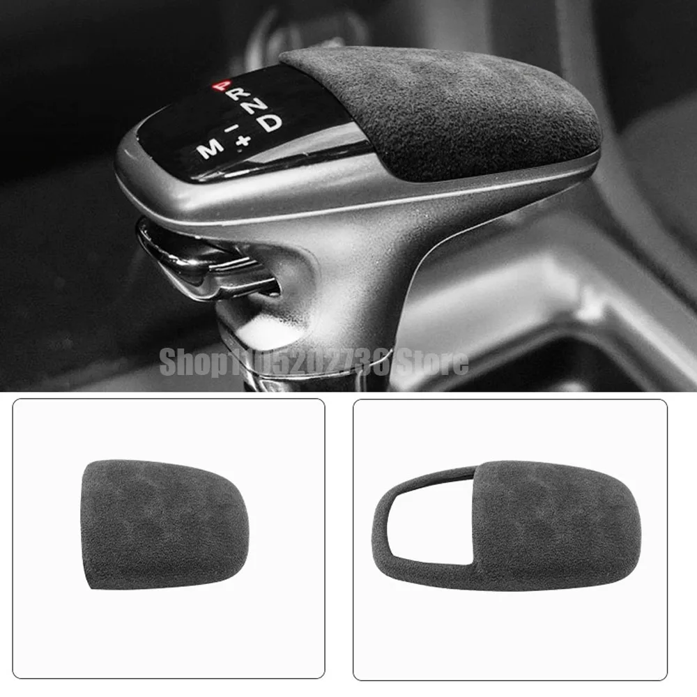 

TOP Suede Leather Gear Shift Cover Knob Cap Fit for Dodge Durango Charger SRT 2015 2016 2018 2019 2020 2022 2023
