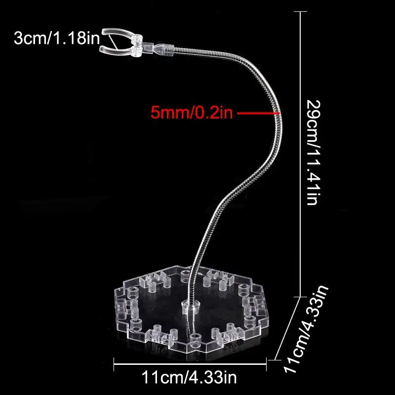 Snake Tube Anime Figure Stand PVC Model Support