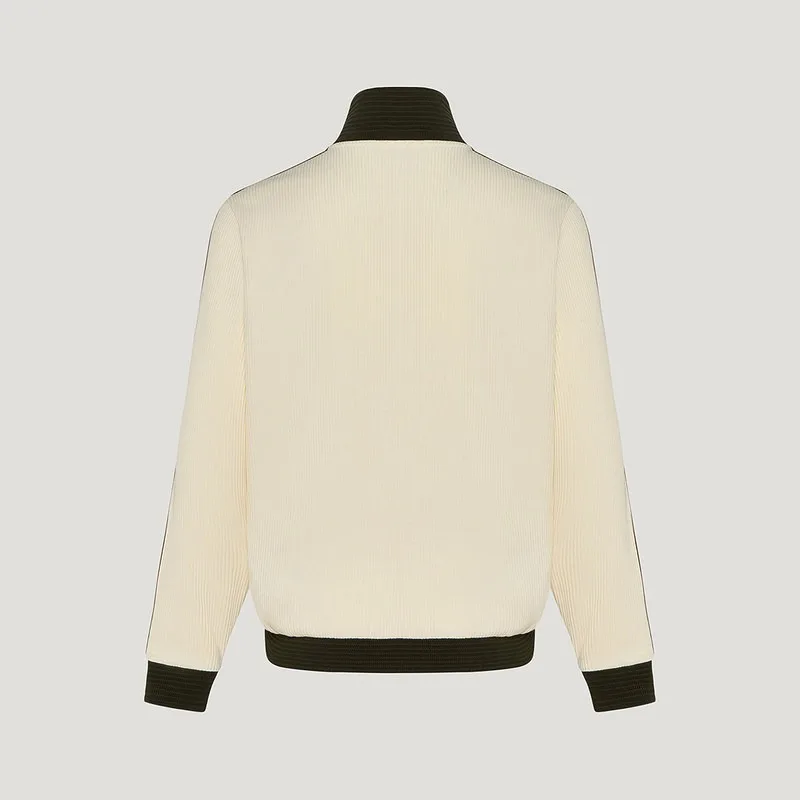 Adidas jacket clover autumn neutral waffle loose sport top jacket LD6433