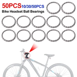 10-50PCS 34/44mm Bicycle Headset Balls Steel Bike Caged Ball Bearing Race Cycling Bearing Set Frame Front Fork Cycling Accessory