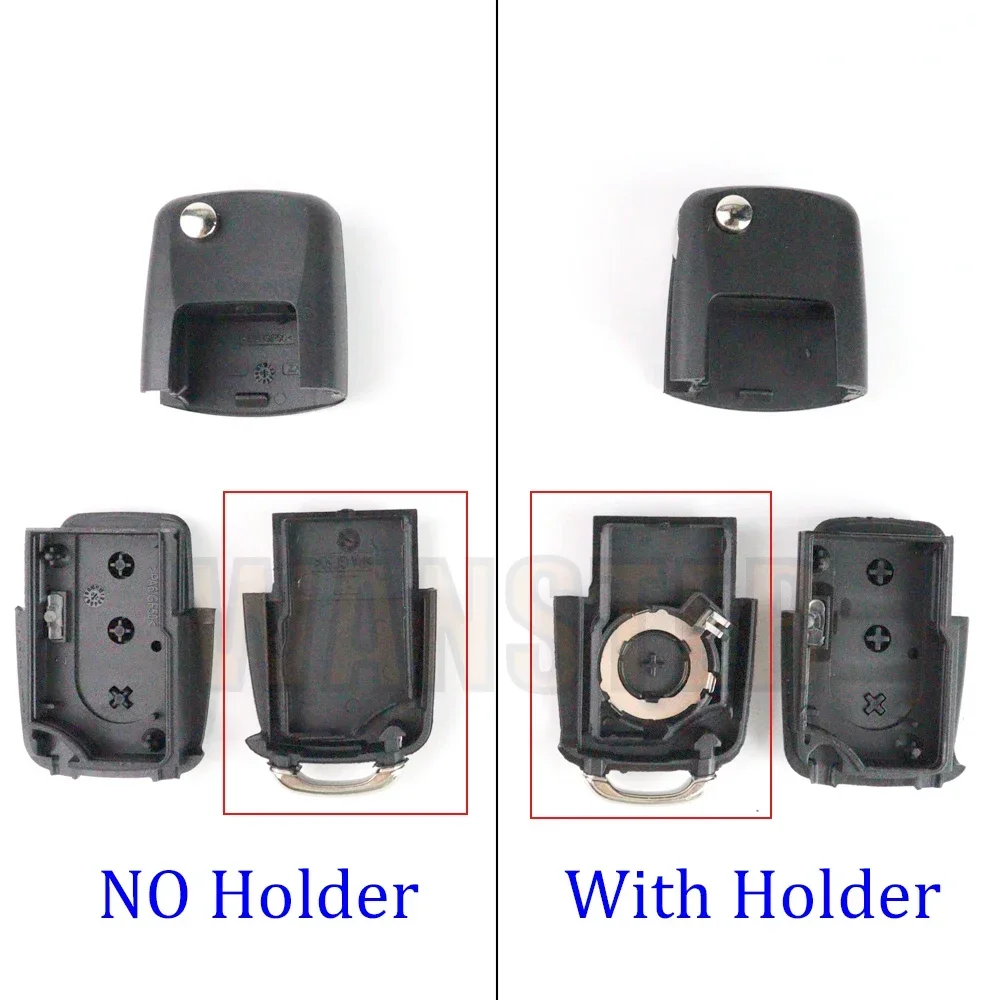 สําหรับ Volkswagen VW POLO Passat B5 B6 Tiguan Golf MK4 ที่นั่ง Skoda EOS Scirocco กุญแจรถ FOB กรณี SHELL