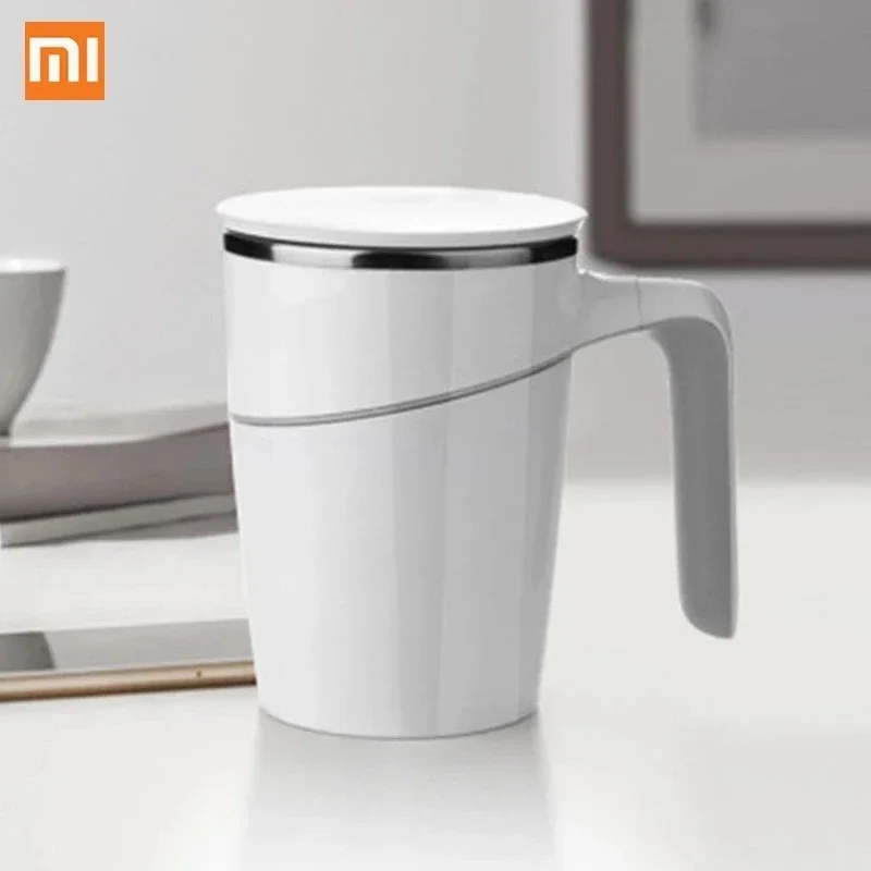 Xiaomi 470ml Not Pouring Cup Magic Sucker Splash Proof Nonslip Double Insulation 304 Stainless HomeTea Mug From XiaoMi Youpin