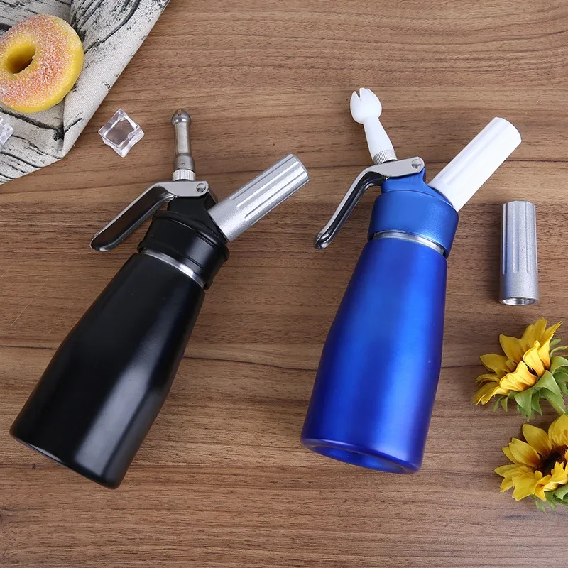 Whipped Cream Whipper All Aluminum Cream Foam Do-it-yourself Baking Mounting Patterns Kitchen Gadgets Baking Tools 250ML