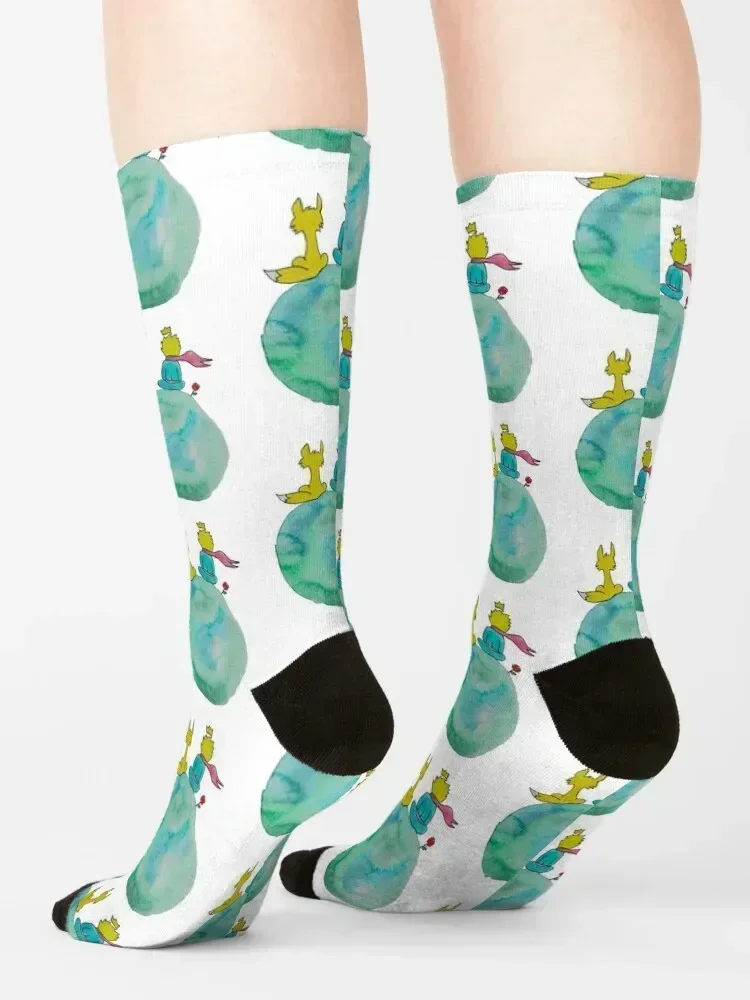 The little Prince Socks bright garter hiphop luxury valentine gift ideas Socks For Men Women's