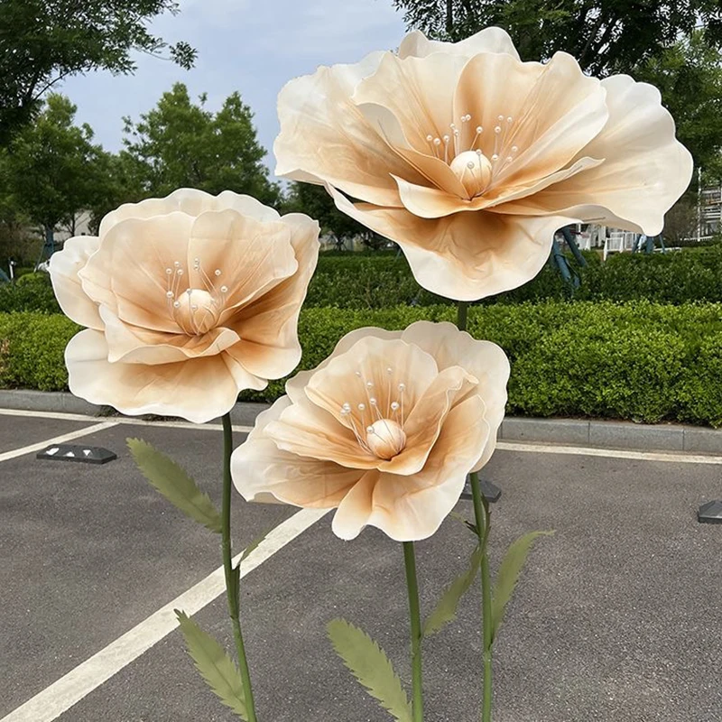 

Искусственные цветы из пенопласта, 3 штуки