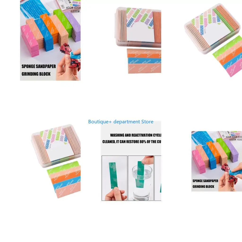 E1PD 400-1200# Sanding Sticks For Model Making Tools Plastic Model Polishing Rod Hobby Polishing Rod for Detailing