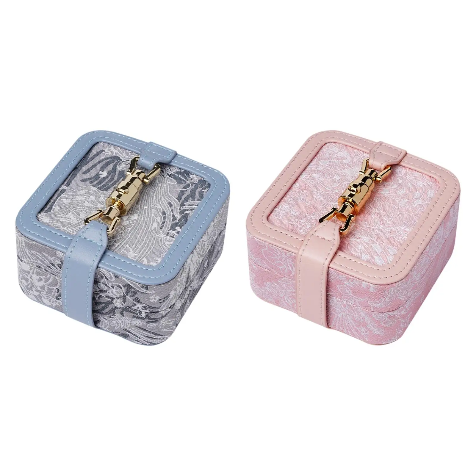 Travel Jewelry Case Multifunctional Portable Jewelry Box Jewelry Organizer Storage Case for Bracelets Earrings Rings Necklaces