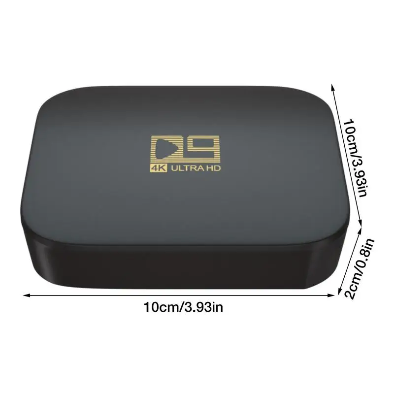 النسخة العالمية صندوق التلفزيون S 4K الترا HD أندرويد TV 9.0 HDR 8GB واي فاي DTS متعدد اللغات بلوتوث الذكية 2.4G مشغل وسائط تي في بوكس