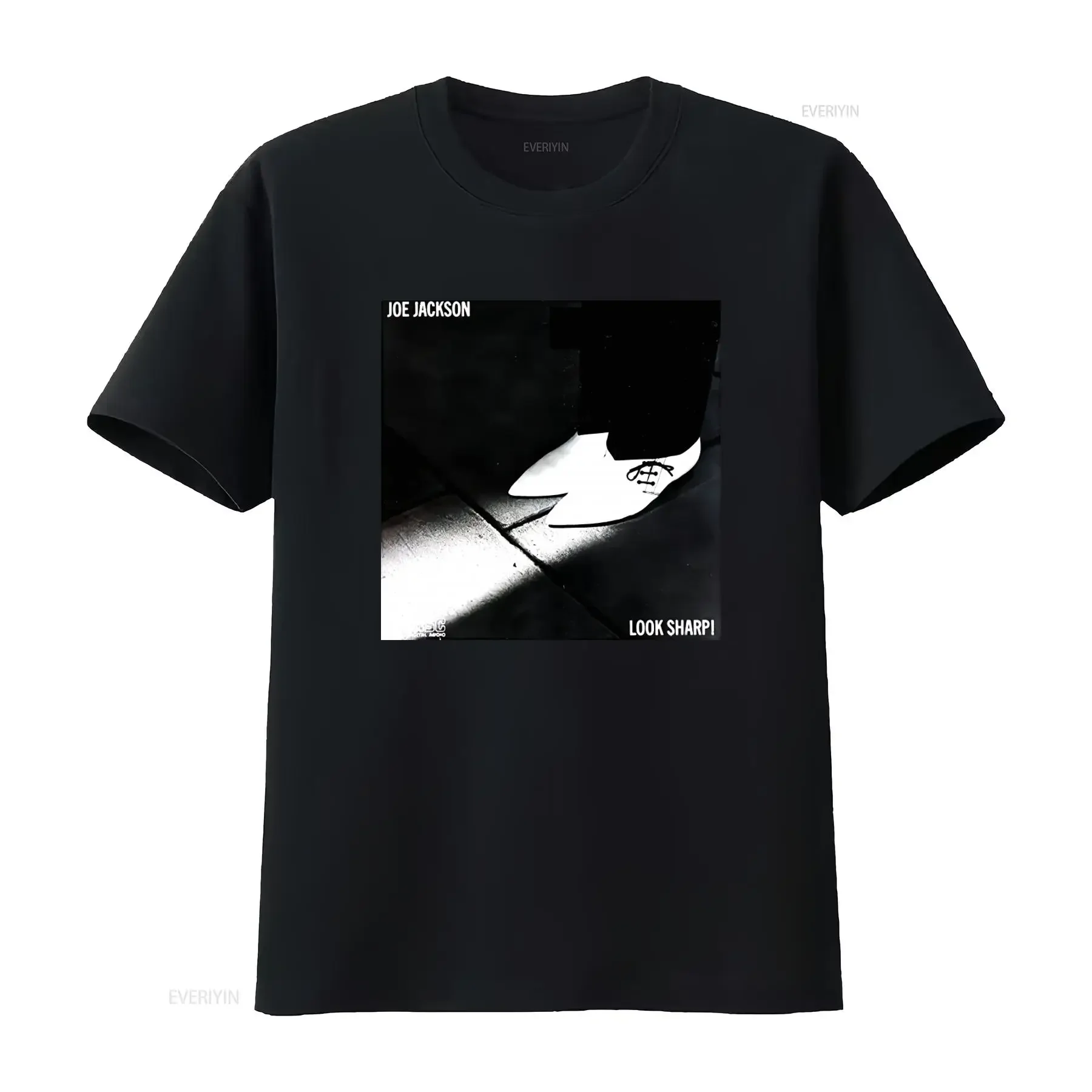 JOE JACKSON T Shirt Look Sharp Vinyl CD Cover Design for Small Medium Large XL Sizes with Long or s vintage Washed streetwear