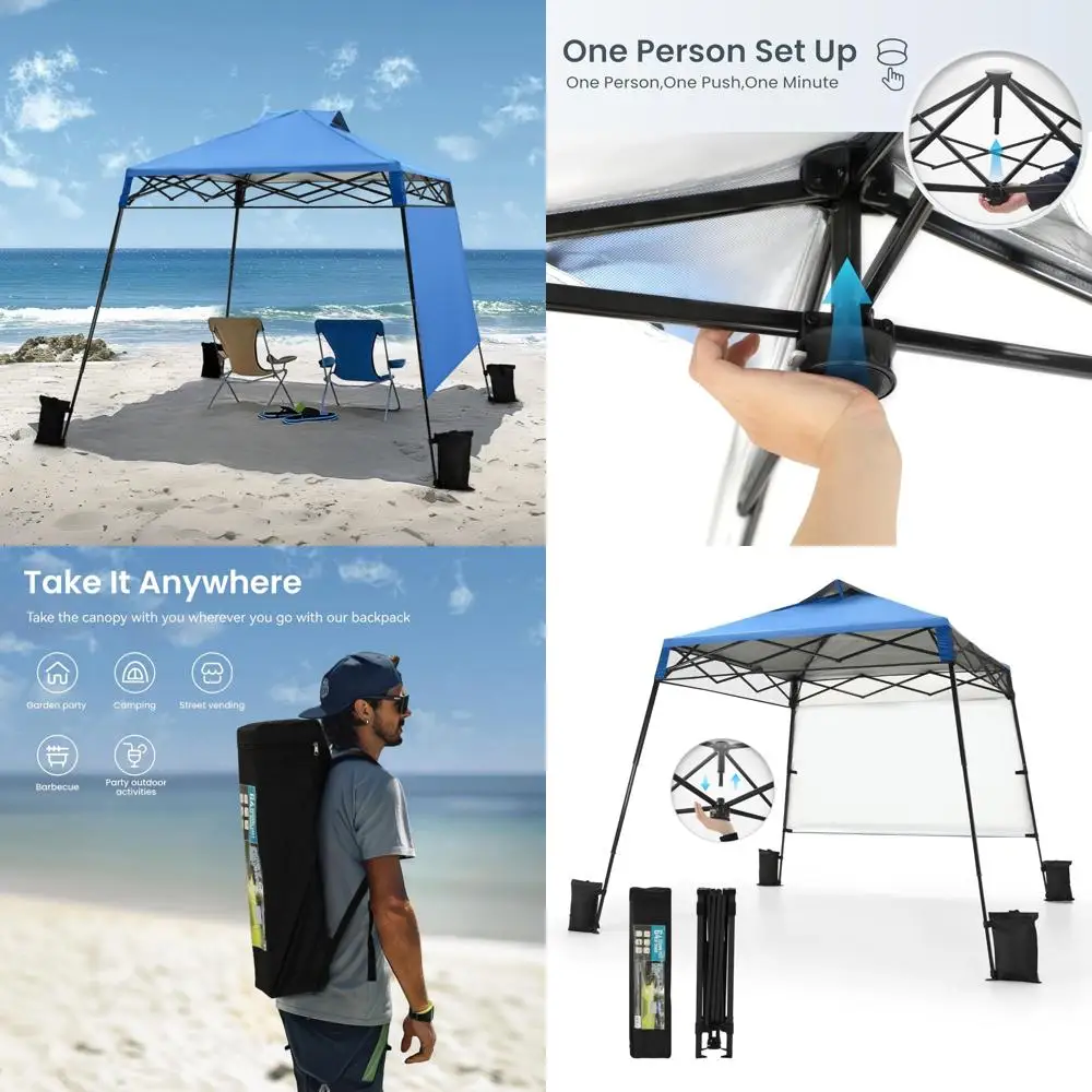 

Portable 12x12ft Pop Up Canopy Tent for Outdoor Events and Parties with 8x8 Footage