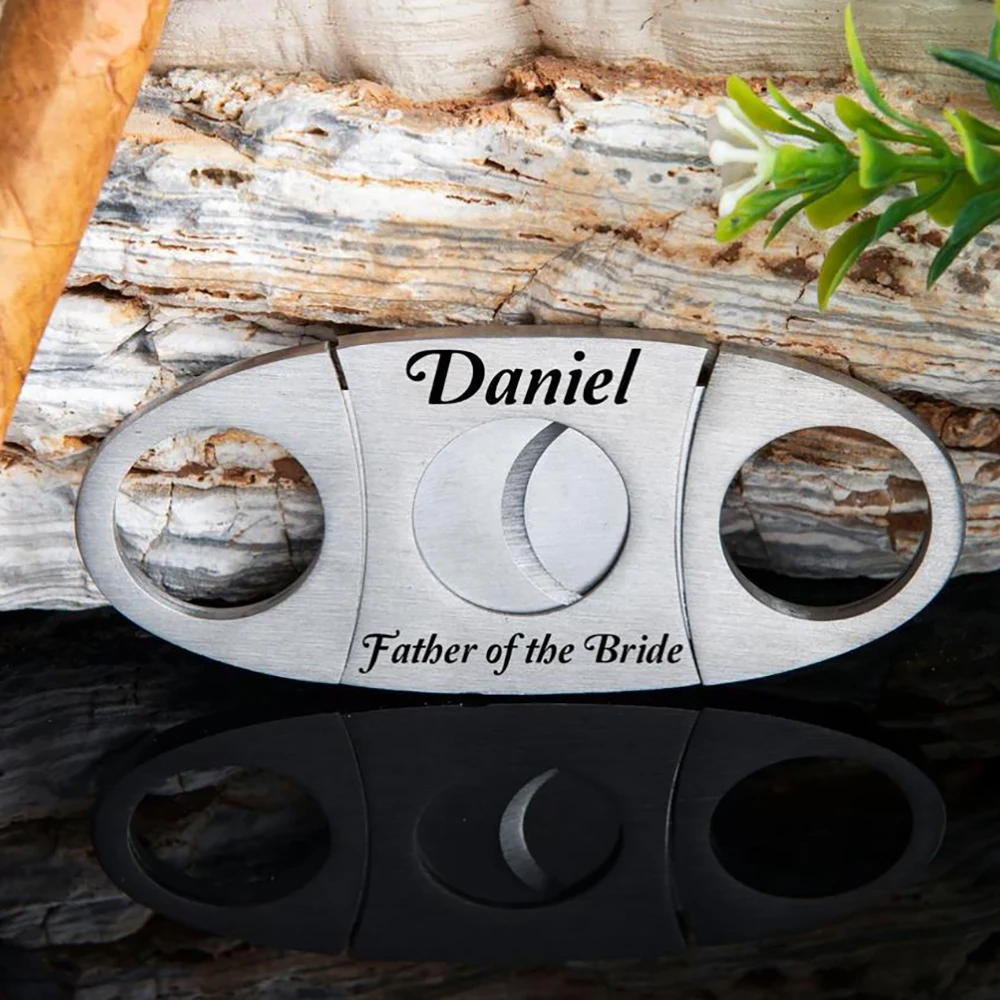 Personalized cigar cutter, engraved cigar cutter, suitable for men to give to their parents, boyfriend gifts, best man gifts