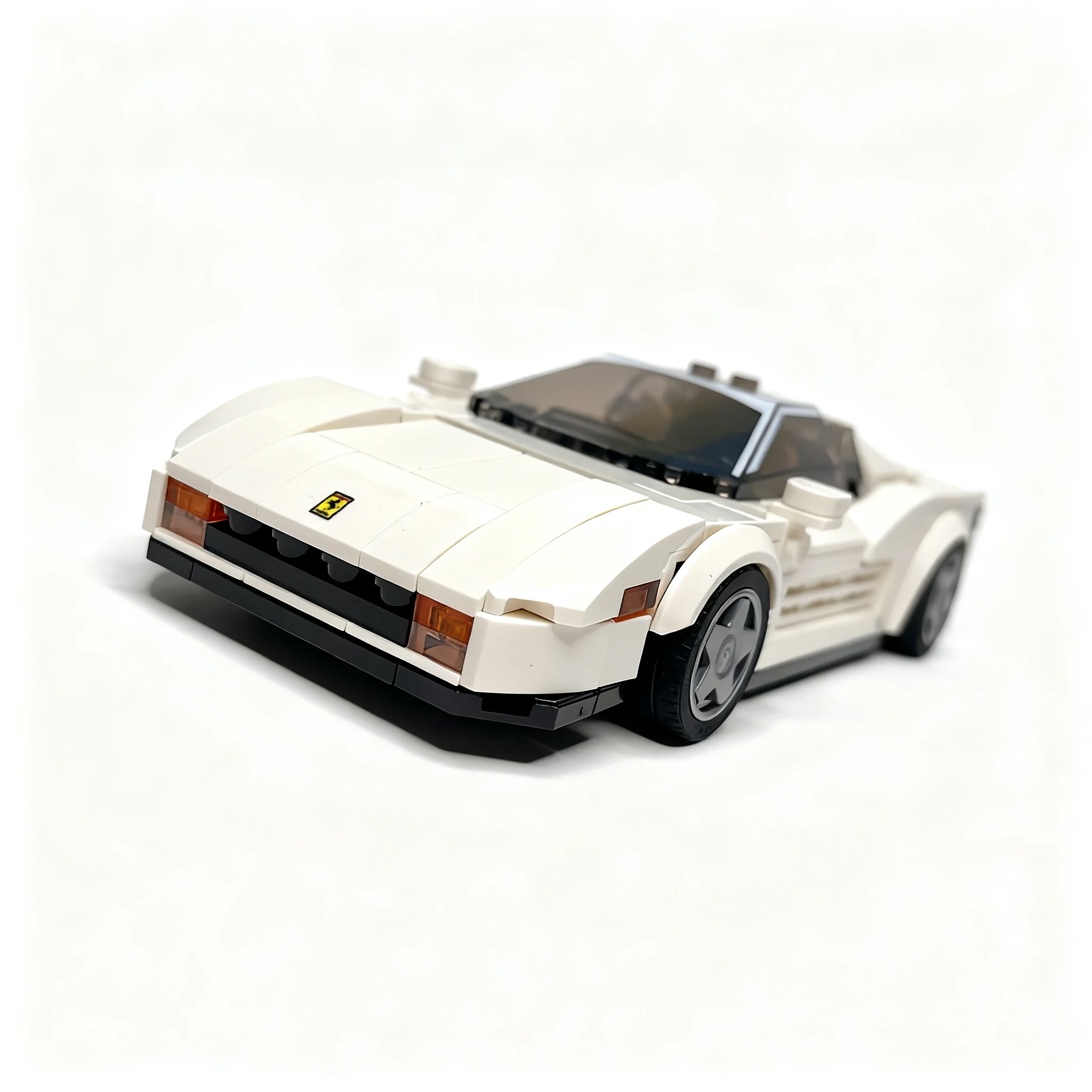387pcs MOC Testarossa city Champions Model Building Blocks Christmas Gift Architecture Idea Creative Collection Education DIY