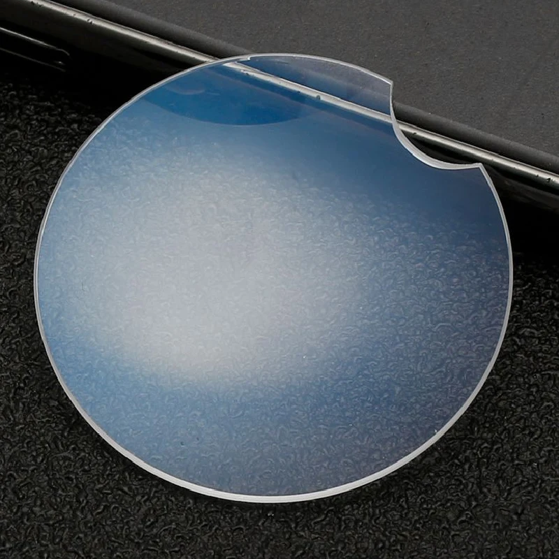 For Cartier Blue Balloon Open Lens Coating Crescent Surface Mask with Blue Light Fish Eye Effect Sapphire Glass Mirror 28mm 36mm image 5
