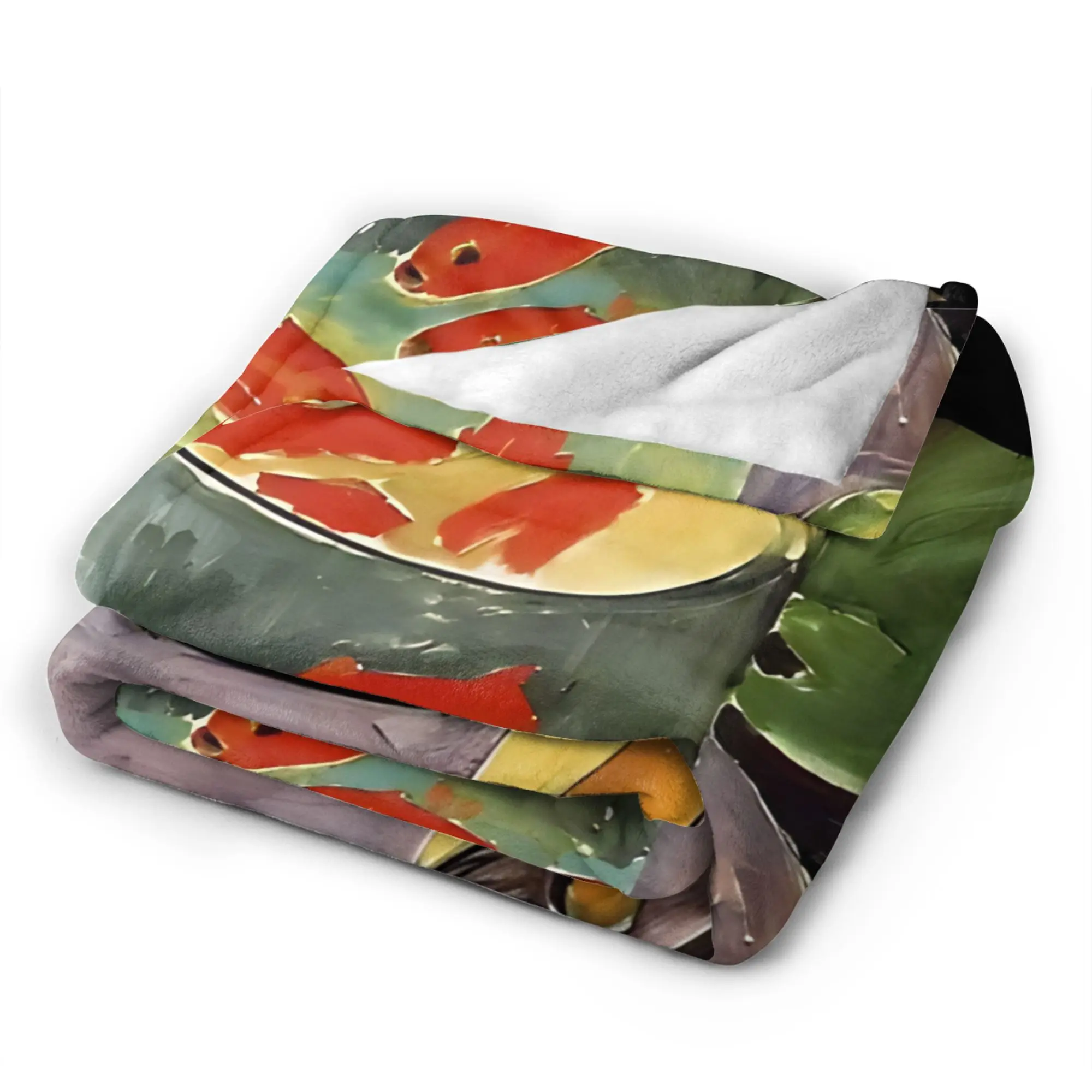 Flower Market  Super Soft Blanket  Girls Boys Plush Throw Blanket Funny Couch Chair Flannel Bedspread Sofa Bed Cover