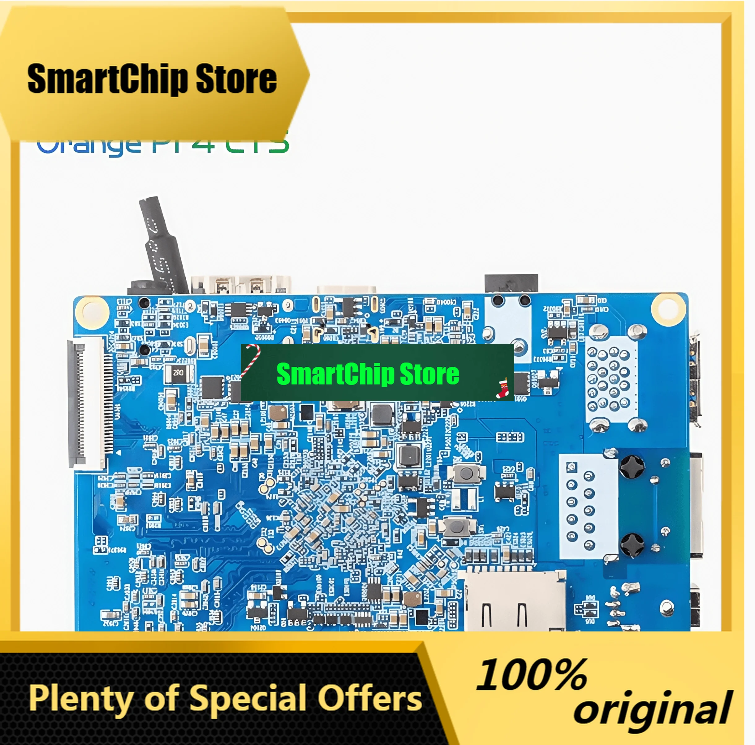 SmCpOrange Pi 4 Lts Rockchip Rk3399 Development Board Android Linux Motherboard 4g Memory