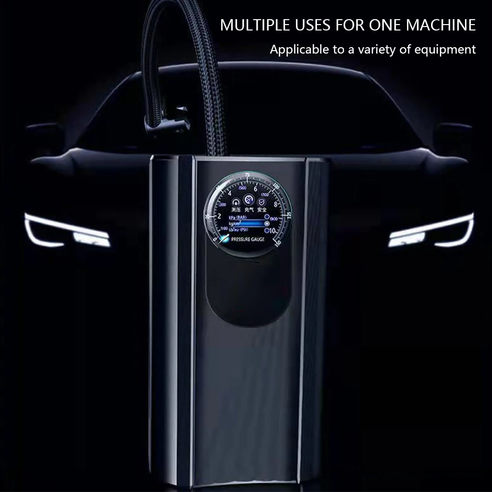 ضاغط هواء جديد سريع النفخ مضخة هواء أوتوماتيكية محمولة عالية الدقة منفاخ إطارات للسيارات ﻿ ﻿