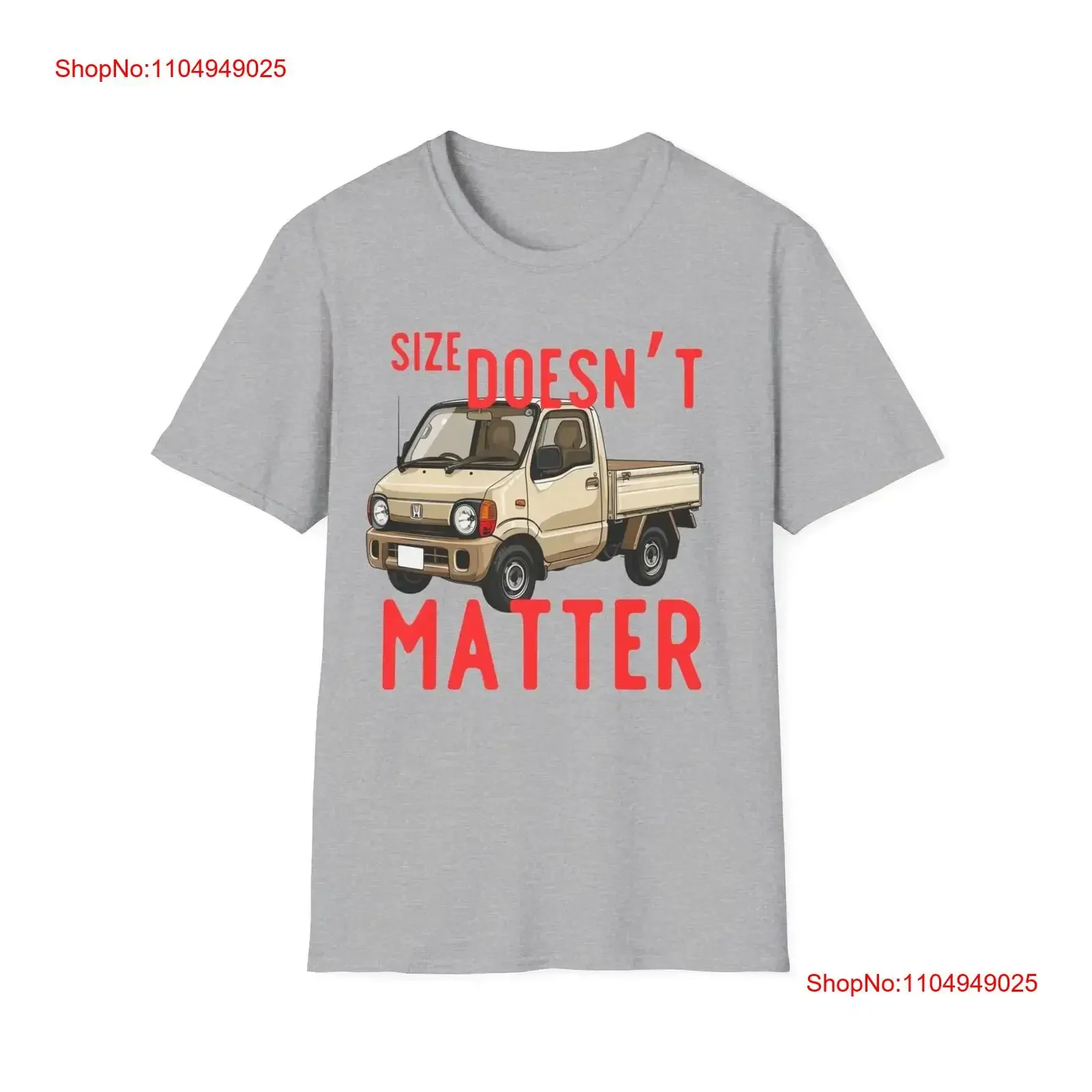

Размер футболки Doesn't Matter Kei Truck JDM Забавная винтажная стираная дизайнерская одежда унисекс Удобная стильная слегка