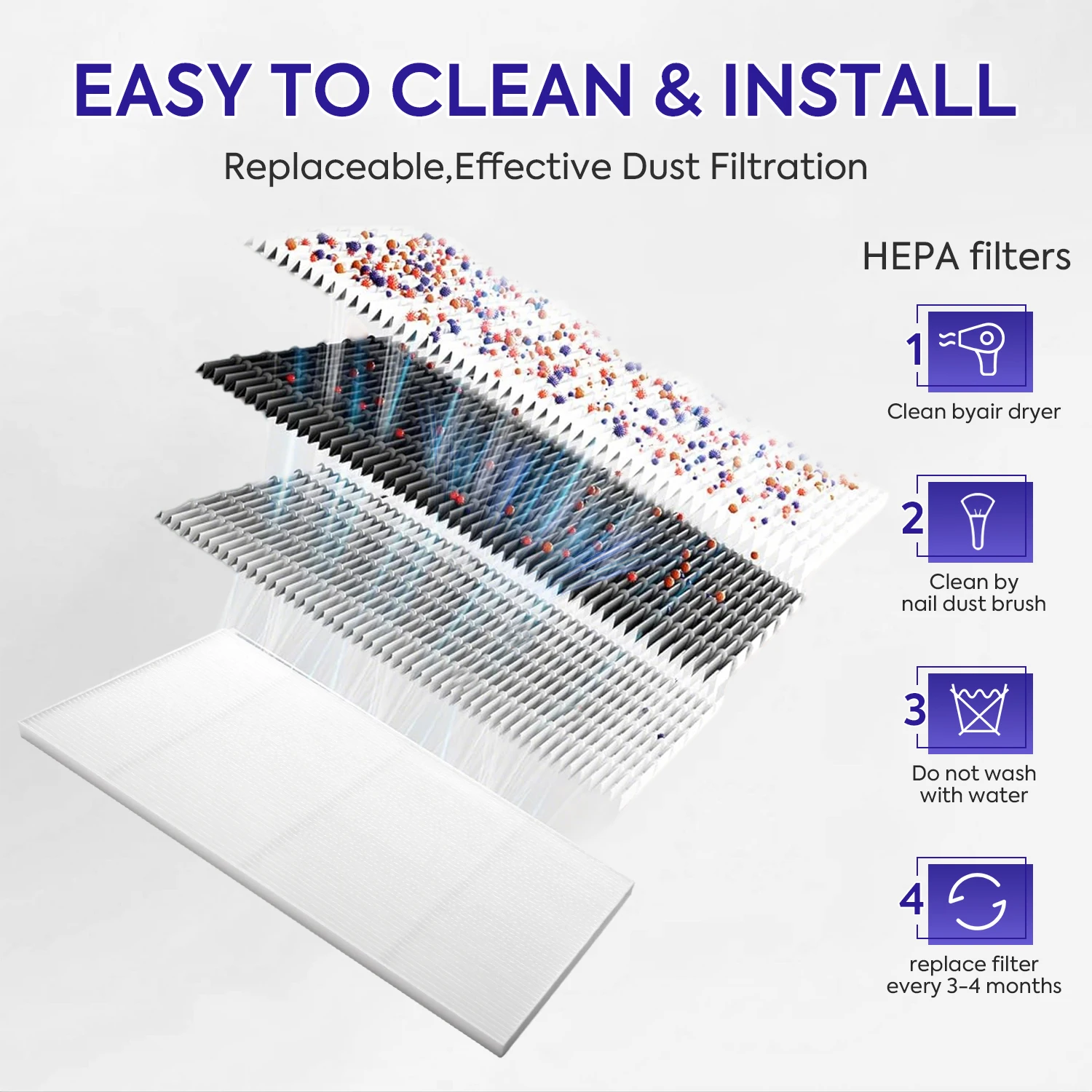 عرض الطاقة مانيكير مجمع غبار الأظافر مع حزام مغناطيسي قابل للفصل جامع الأظافر لصالون مانيكير المنزل