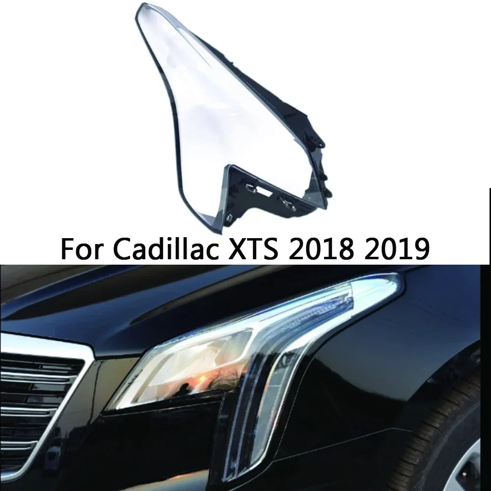 

Auto Lamp Case For Cadillac XTS 2018 2019 2020 Glass Lens Headlamp Shell Front Headlight Cover Light Caps Transparent Lampshade