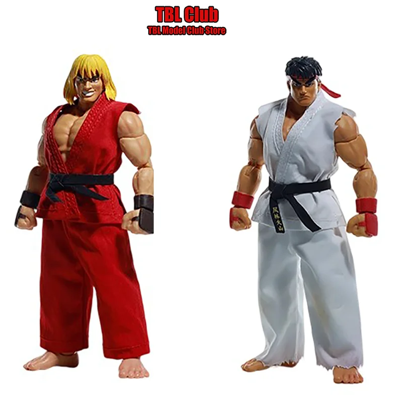 

Jada toys 1/12 Scale Male Clothes Classic Street Fighting Game Fighter Ryu Boxer Ken Masters For 6-inch Action Figure Soldier