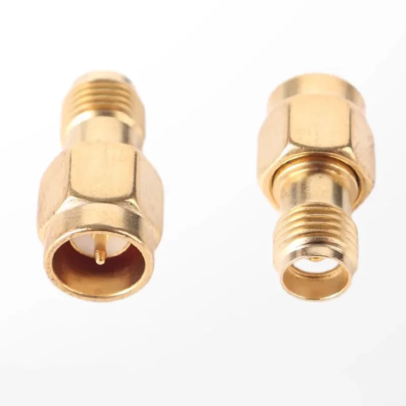 5/20/100PCS RP-SMA To SMA Connector Male Plug Female Jack Slide-on Straight RF Coax Adapter SMA Female To SMA Male Connector