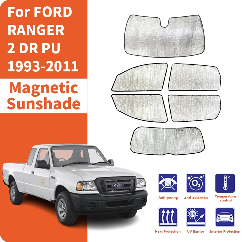 

Custom Car Window Sunshade Anti-UV Car Sun Window Visors Sunshade Covers Accessories For FORD RANGER 2 DR PU 1993-2011