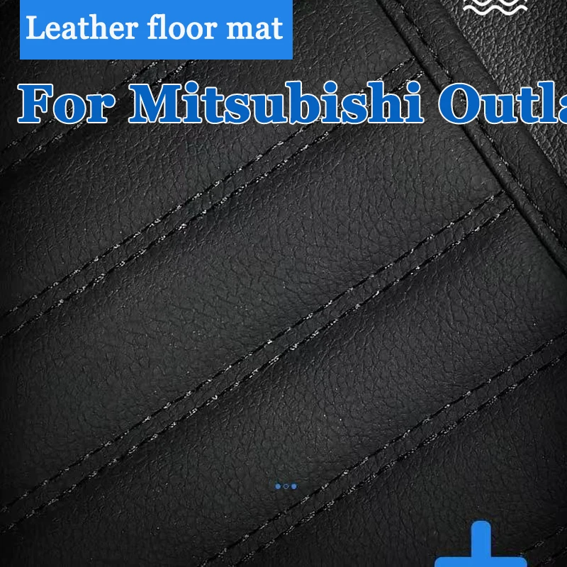 

Luxury Non-hybrid Vehicle Car Floor Mat For Mitsubishi Outlander cGM 2022 2023 5seat Leather Pads Car Mats Alfombrillas Car