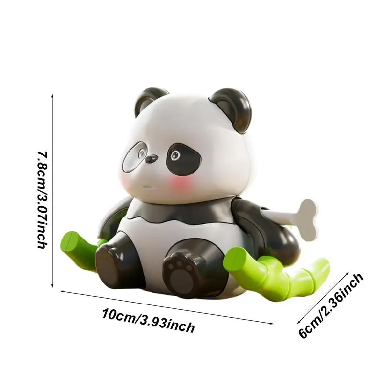 Wind-up Panda Wind Up Animal Toy Educational Realistic Panda Figure Toy Cute Dancing Swinging Panda Wind Up Animal Toy For Boys