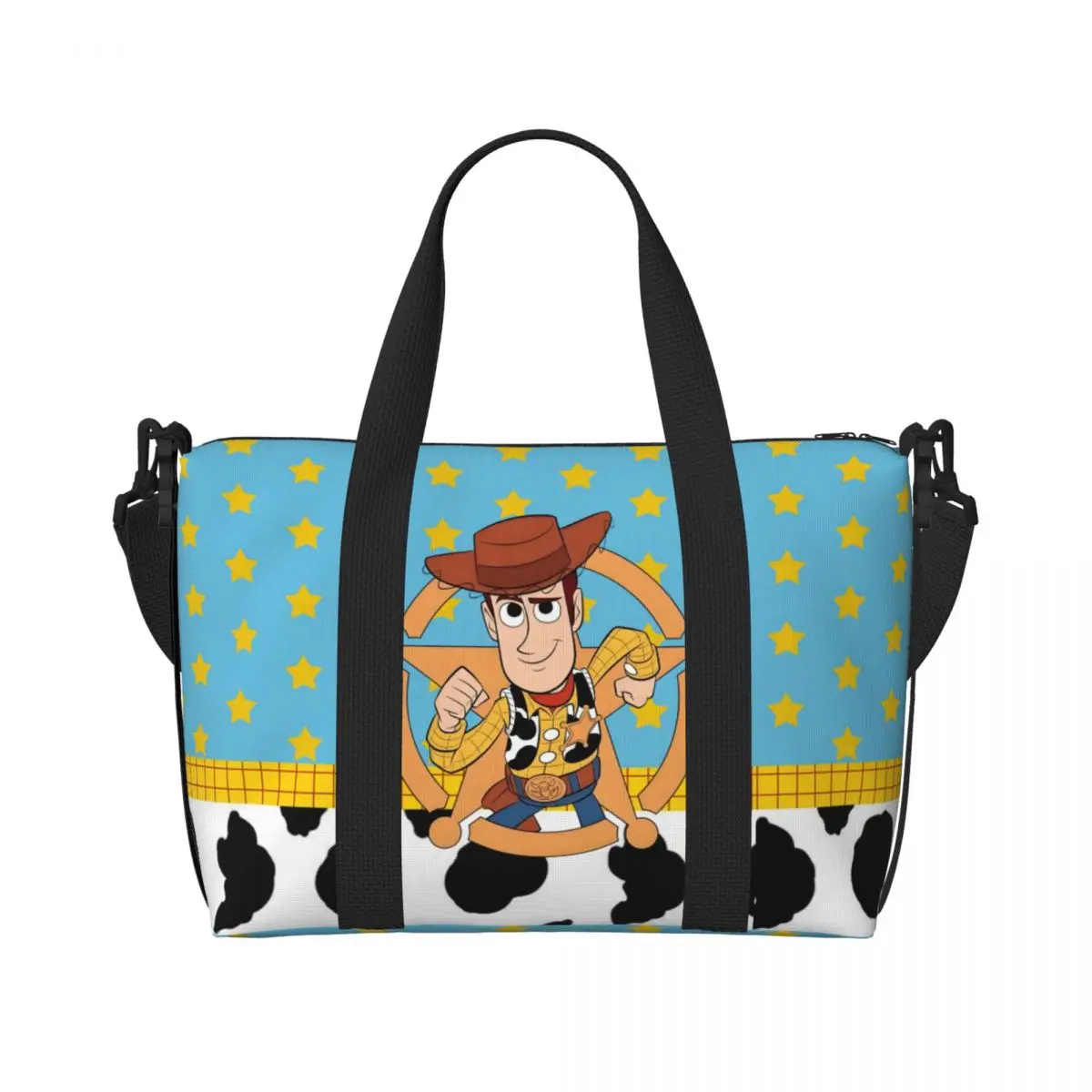 

Пляжная сумка-тоут Custom T-Toy S-Story для женщин с большим отделением, для спортзала, пляжа и путешествий