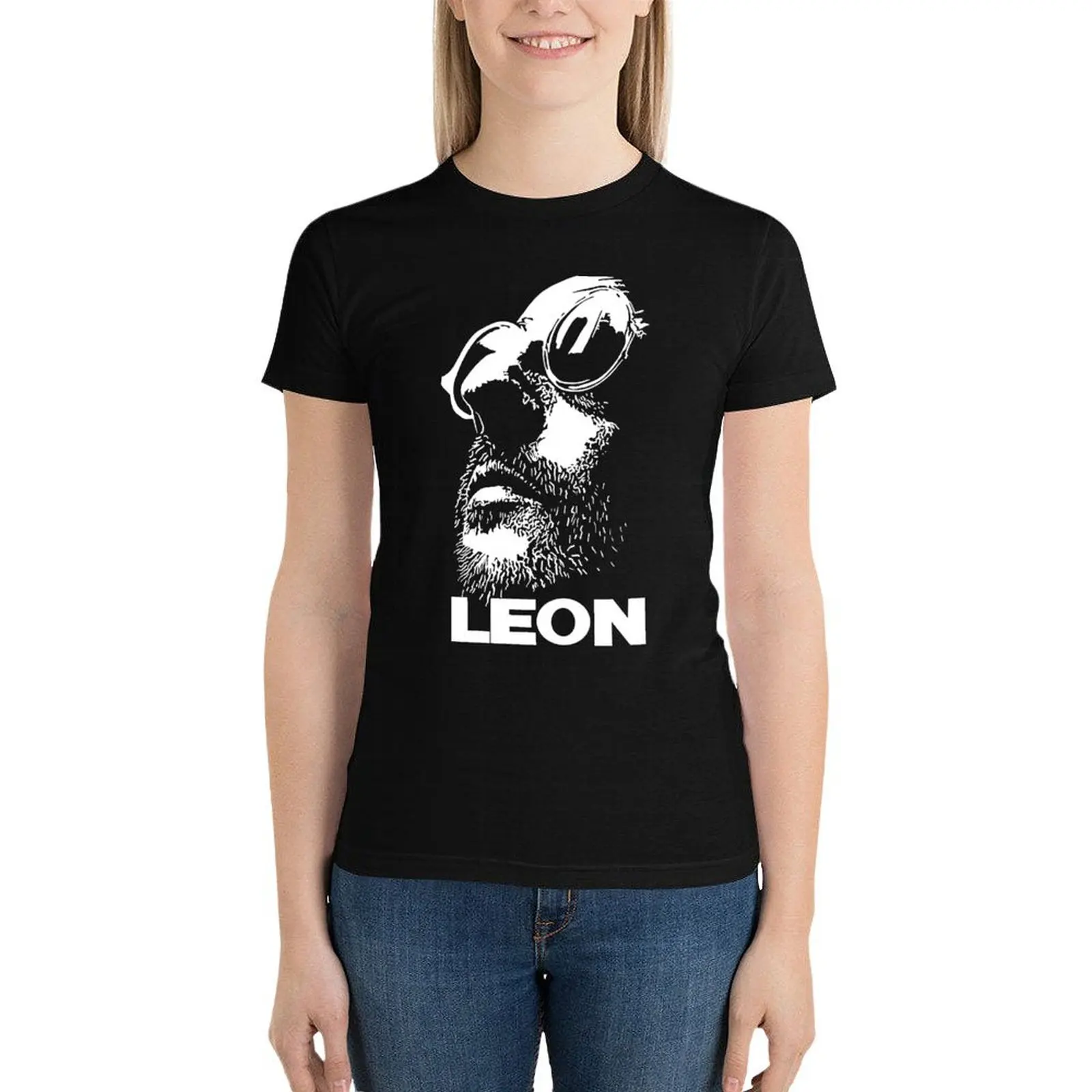 

Leon - The Professional T-Shirt female aesthetic clothes cute tops plus size t shirts for Women loose fit