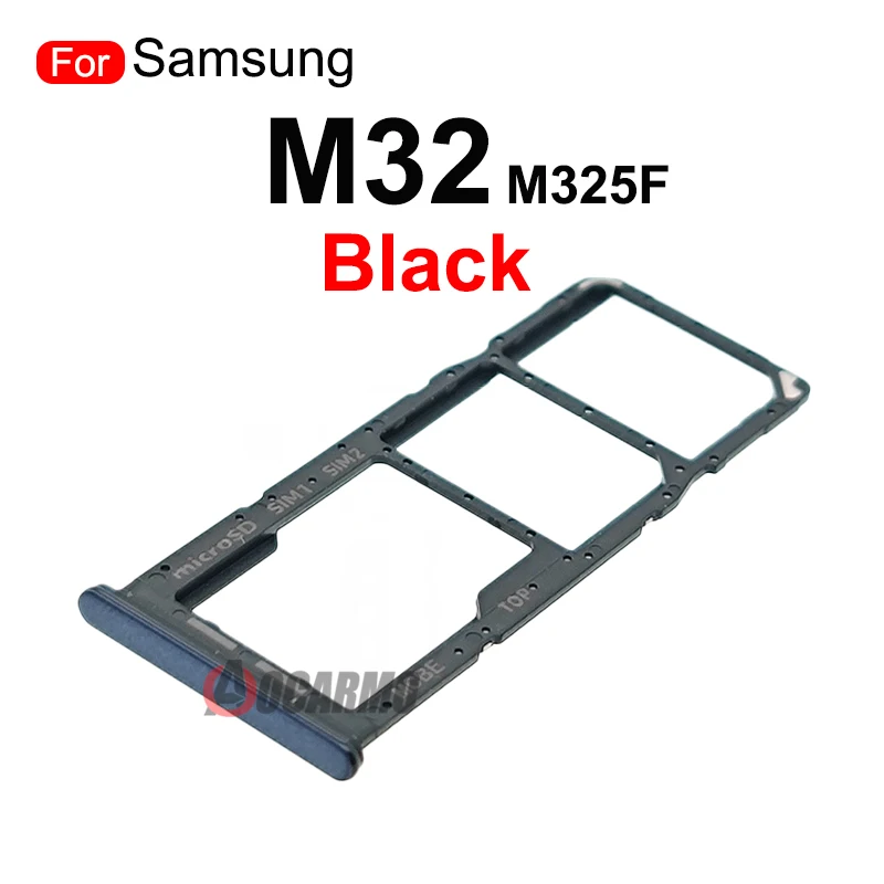 For Samsung Galaxy M32 SM- M325F M31 M30S SIM Tray Micro SD Memory Card Slot Holder Replacement Parts